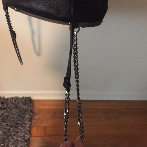 Charming Charlie’s black and silver mini backpack - Picture 6 of 11